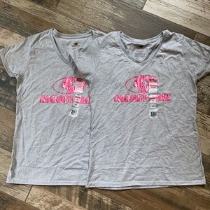 NWT Lot of 2 Mossy Oak V-neck tees